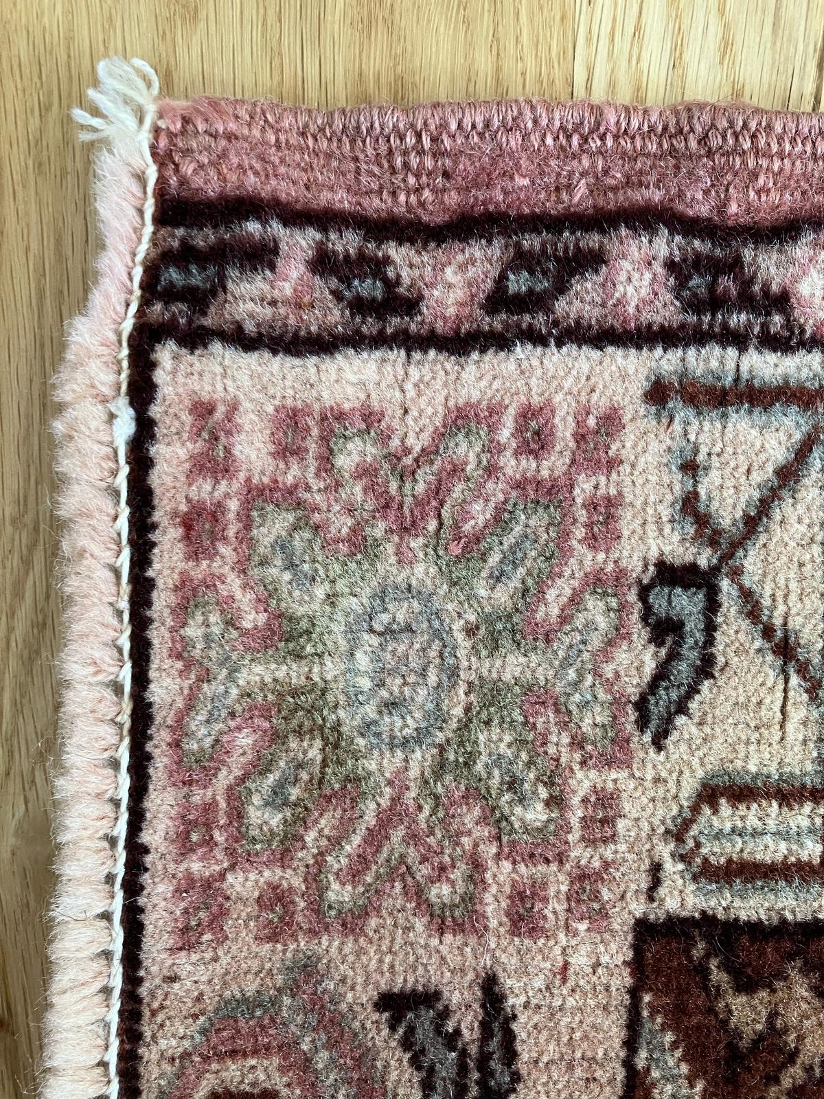 Handmade Vintage Turkish Runner 2'7" X 9'1"