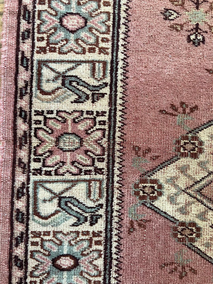 Handmade Vintage Turkish Runner 2'7" X 9'1"