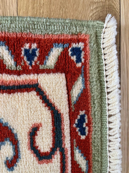 Handmade Vintage Turkish Runner 2'10" X 9'8"