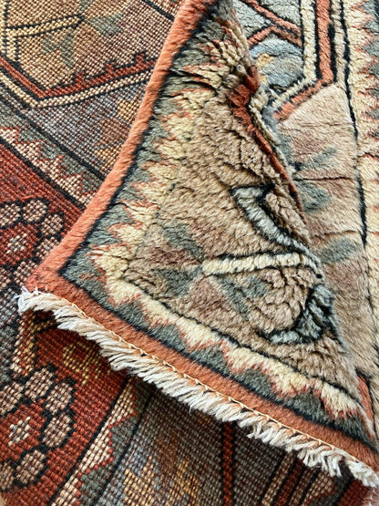 Handmade Vintage Turkish Runner 2'11" X 11'