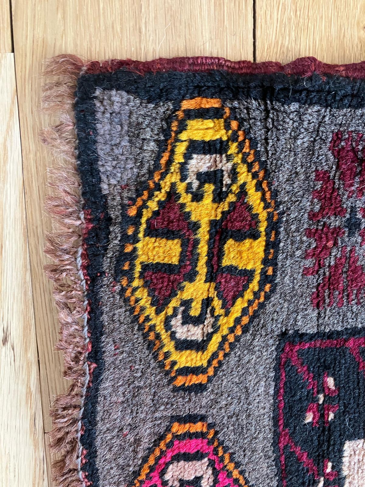 Handmade Vintage Turkish Runner 3'8" X 8'5"