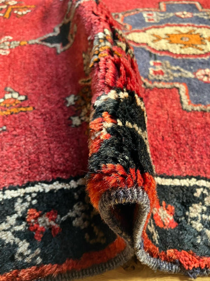 Handmade Vintage Turkish Runner 3'2" X 7'3"