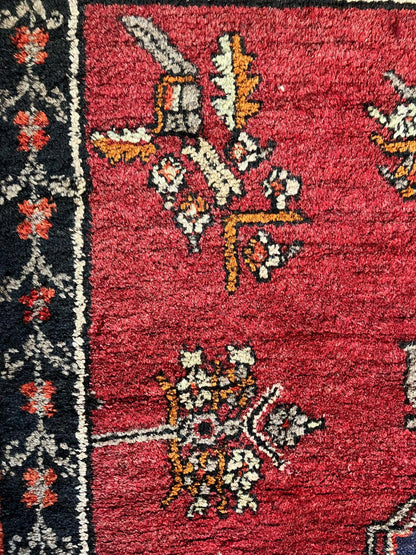 Handmade Vintage Turkish Runner 3'2" X 7'3"