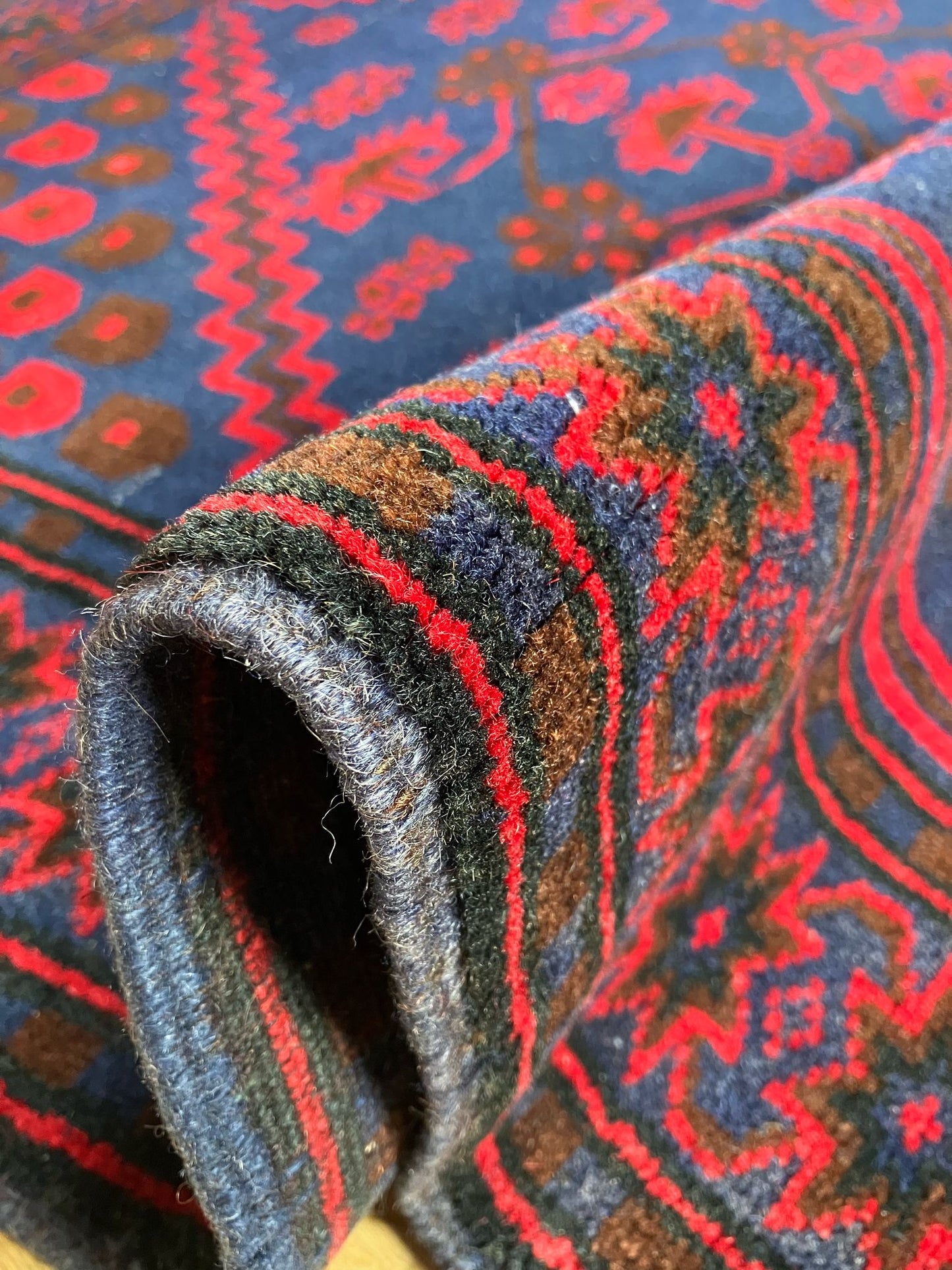 Handmade Vintage Turkish Medium Rug 3'5" X 5'8"
