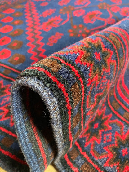 Handmade Vintage Turkish Medium Rug 3'5" X 5'8"