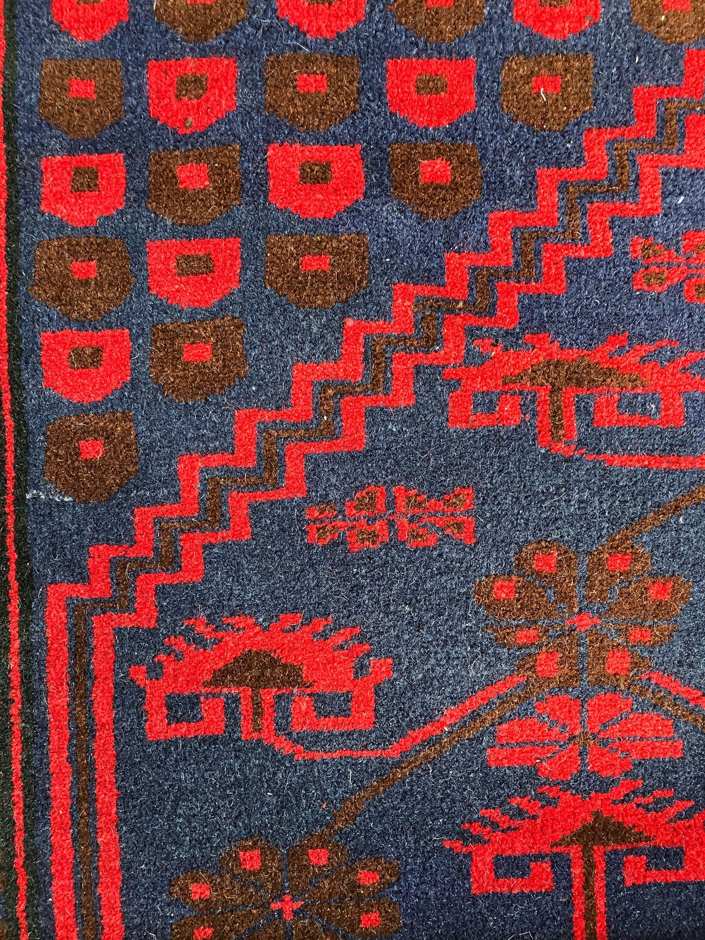 Handmade Vintage Turkish Medium Rug 3'5" X 5'8"