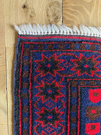 Handmade Vintage Turkish Medium Rug 3'5" X 5'8"