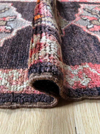 Handmade Vintage Turkish Entryway Rug 1'9" X 3'7"