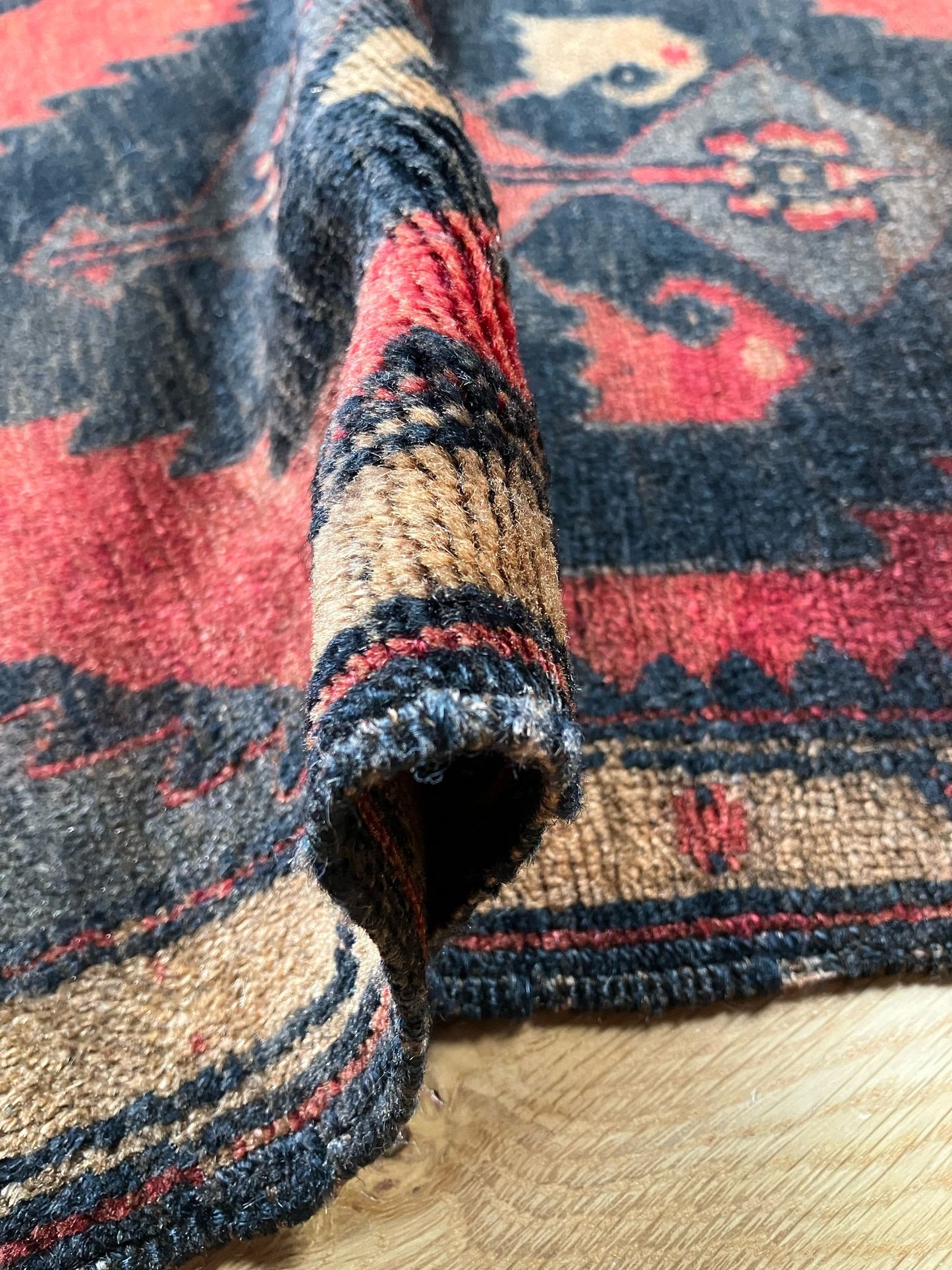 Handmade Vintage Turkish Entryway Rug 1'8" X 2'10"